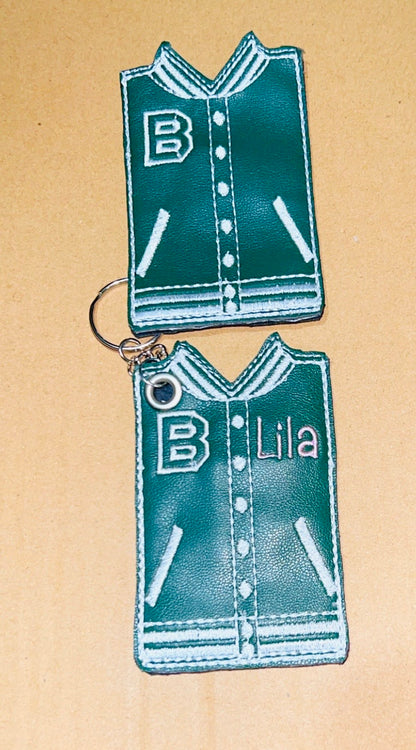 Varsity Team Jacket Keychain