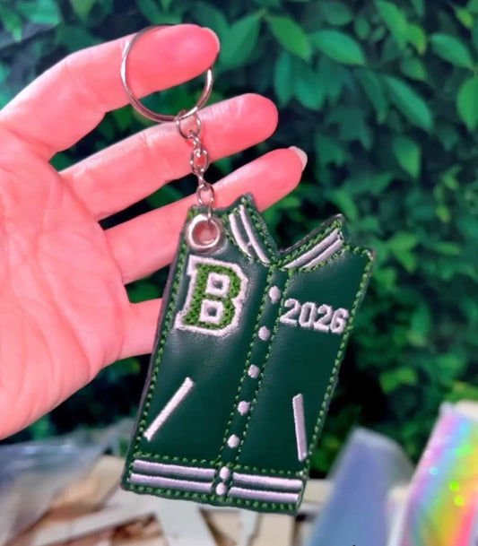 Varsity Team Jacket Keychain